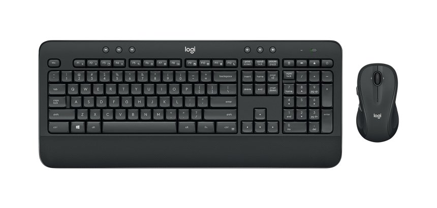 Logitech MK545 ADVANCED Wireless Keyboard and Mouse Combo clavier Souris incluse Bureau RF sans fil Français Noir