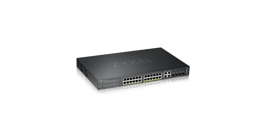 Zyxel GS2220-28HP-EU0101F commutateur réseau Géré L2 Gigabit Ethernet (10/100/1000) Connexion Ethernet, supportant l'alimentation via ce port (PoE) Noir