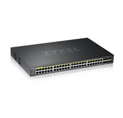 Zyxel GS2220-50HP-EU0101F network switch Managed L2 Gigabit Ethernet (10/100/1000) Power over Ethernet (PoE) Black