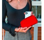 Celly Venere custodia per cellulare 16,5 cm (6.5") Custodia a borsellino Rosso