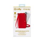Celly Venere custodia per cellulare 16,5 cm (6.5") Custodia a borsellino Rosso