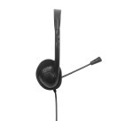 Nilox NXAU0000002 cuffia e auricolare Cablato A Padiglione Ufficio USB tipo A Nero