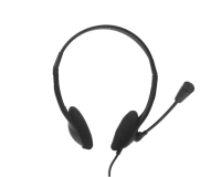 Nilox NXAU0000002 cuffia e auricolare Cablato A Padiglione Ufficio USB tipo A Nero
