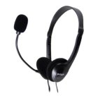 Nilox NXAU0000002 cuffia e auricolare Cablato A Padiglione Ufficio USB tipo A Nero