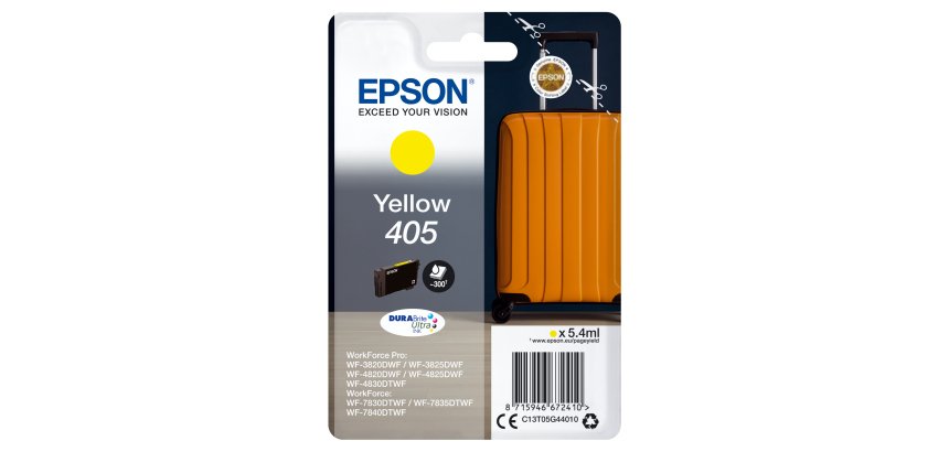 Epson Singlepack Yellow 405 DURABrite Ultra Ink
