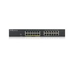 Zyxel GS1900-24EP Géré L2 Gigabit Ethernet (10/100/1000) Connexion Ethernet, supportant l'alimentation via ce port (PoE) Noir