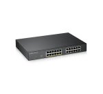 Zyxel GS1900-24EP Géré L2 Gigabit Ethernet (10/100/1000) Connexion Ethernet, supportant l'alimentation via ce port (PoE) Noir
