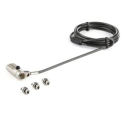 Cable de 2m de Seguridad Universal 3 en 1 para Ordenadores Portátiles 