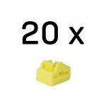 Lindy Bloqueurs de port RJ-45, 20 pièces, Jaune