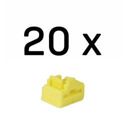 Lindy Bloqueurs de port RJ-45, 20 pièces, Jaune