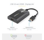 StarTech.com Carte Graphique Externe USB 3.0 vers HDMI - Adaptateur Graphique Vidéo Double Écran/Multi-Écrans Externe USB 3.0 vers HDMI pour Mac et PC – Certifié DisplayLink – HD 1080p