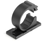 StarTech.com 100 Pinces Attache Câbles Adhésives Noir, Organiseur Câbles Réseau/Ethernet/Bureau/Ordinateur, Range Câbles Bureau Autocollant, Pince Nylon Autocollante Ignifugée UL/94V-2
