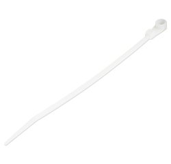 StarTech.com Bridas sujetacables de 15cm con perforación de montaje - 3 mm de ancho, para grupo de cables de 40 mm, soportan 18 kg de tensión, de Nylon 66, UL, paquete de 100