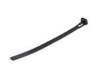 StarTech.com Bridas reutilizables de 15cm para cables - 7 mm de ancho, 35 mm de diámetro, soportan 22 kg de tensión, de nylon, para interior/ext., 94V-2/UL, paquete de 100 - negras
