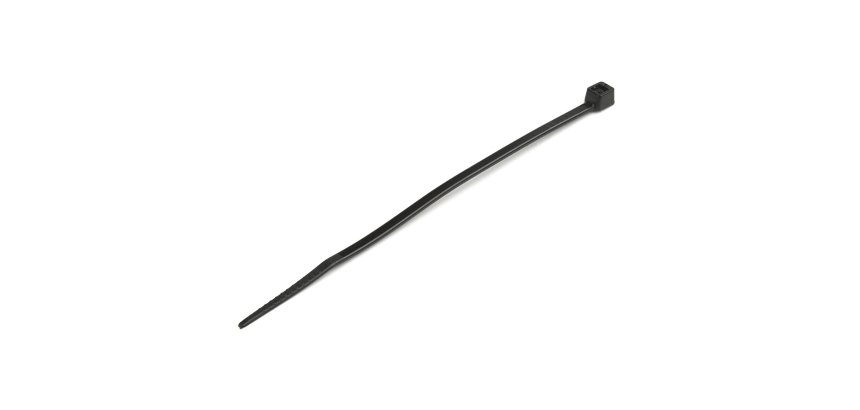 StarTech.com Colliers de Serrage 10 cm Noirs - Largeur 2 mm - Diam. faisceau 22 mm - Résistance traction 8 kg - Fermeture glissière autobloquante nylon avec pointe incurvée - 94V-2/UL -100 pcs