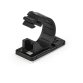 StarTech.com 100 Zelfklevende Kabelmanagement Clips, 12mm, Zwart, Netwerk/Ethernet/Bureau/Computer Kabelbeheer, Klevende Kabelhouders, Zelfklevende Klem, Nylon, UL/94V-2 Brandklasse