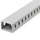 StarTech.com Chemin de Câbles PVC avec Couvercle - 38mm W x 25mm H - Longueur 2m - Slots Parallels 8mm, Goulotte Cache Câble Murale Câble Réseau PVC, max. 20 câbles, Homologué UL