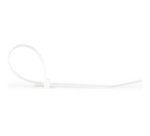 StarTech.com Colliers de Serrage 25 cm Blancs - Largeur 4 mm - Diam. faisceau 68 mm - Résistance traction 22 kg - Fermeture glissière autobloquante nylon avec pointe incurvée - 94V-2/UL -1000 pcs