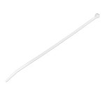 StarTech.com Colliers de Serrage 25 cm Blancs - Largeur 4 mm - Diam. faisceau 68 mm - Résistance traction 22 kg - Fermeture glissière autobloquante nylon avec pointe incurvée - 94V-2/UL -1000 pcs