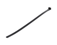 StarTech.com 25 cm Zwarte Herbruikbare Kabelbinders 7 mm Breed, 65 mm Bundeldiameter, 22 kg Treksterkte Hersluitbare Nylon Snelbinders voor Binnen/Buiten, 94V-2/UL Listed, 100 stuks