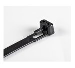 StarTech.com Colliers de Serrage Réutilisables 20 cm Noirs - Largeur 7 mm - Diam. faisceau 50 mm - Résistance traction 22 kg - Colson nylon détachable - Intérieur/extérieur - Homologués 94V-2/UL - 100 pcs