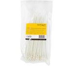 StarTech.com Colliers de Serrage avec Trous de Montage 20 cm - Largeur 4 mm - Diam. de faisceau 52 mm - Résistance 22 kg - Colliers autobloquants en Nylon 66 avec trous de vis - Homologués UL - 100 pcs