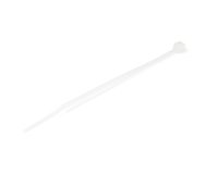 StarTech.com Bridas Ataduras de 10cm para Cables - Ancho 2mm, Diámetro del Haz 22mm, 8kg de Resistencia, Ataduras de Cremallera de Nylon Autobloqueantes, UL 94V-2, Paquete de 100 - Blanco