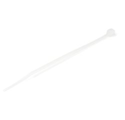 StarTech.com Bridas Ataduras de 10cm para Cables - Ancho 2mm, Diámetro del Haz 22mm, 8kg de Resistencia, Ataduras de Cremallera de Nylon Autobloqueantes, UL 94V-2, Paquete de 100 - Blanco