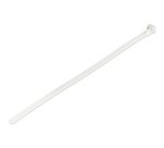 StarTech.com Colliers de Serrage Réutilisables 25 cm Blancs - Largeur 7 mm - Diam. faisceau 65 mm - Résistance traction 22 kg - Colson nylon détachable - Intérieur/extérieur - Homologués 94V-2/UL - 100 pcs