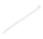 StarTech.com Fascette fermacavo riutilizzabili da 20 cm - 7 mm di larghezza, 50 mm di diametro del fascio e resistenza alla trazione 22 kg, fascette di nylon per interni/esterni, Omologati 94V-2/UL, 100 pezzi - bianco