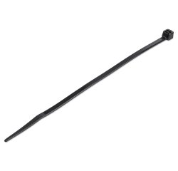 StarTech.com Bridas de 15cm para cables - 3 mm de ancho, 39 mm de diámetro, soportan 18 kg de tensión, de nylon, cierre automático y punta curva, 94V-2/UL, paquete de 1000 - negras
