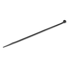 StarTech.com 8"(20cm) Cable Ties - 1/8"(4mm) wide, 2-1/8"(55mm) Bundle Diameter, 50lb(22kg) Tensile Strength, Nylon Self Locking Zip Ties w/ Curved Tip - 94V-2/UL Listed, 1000 Pack - Black