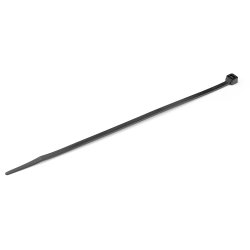 StarTech.com 20 cm Kabelbinder - 4 mm breit, 55 mm Bündeldurchmesser, 22 kg Zugfestigkeit, selbstsichernde Nylon-Kabelbinder mit gebogener Spitze, 94V-2/UL geprüft, schwarz, 1000 Stück