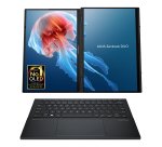 ASUS Zenbook Duo OLED UX8406MA-QL396W - Ordenador Portátil 14" WUXGA (Intel Core Ultra 9 185H, 32GB RAM, 1TB SSD, Arc Graphics, Windows 11 Home) Gris Tintero - Teclado QWERTY español