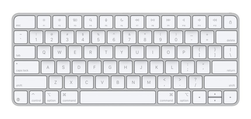 Apple Magic clavier Universel USB + Bluetooth QWERTY Anglais américain Blanc
