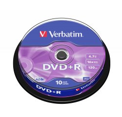 Verbatim DataLifePlus - DVD+R x 10 - 4.7 GB - storage media