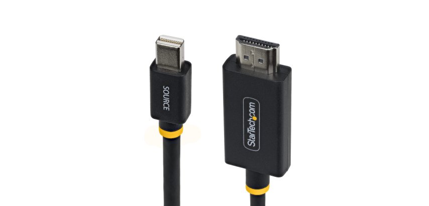 StarTech.com 1M-MDP-HDMI2-4K60 Video-Kabel und Adapter Mini DisplayPort HDMI Typ A (Standard) Schwarz