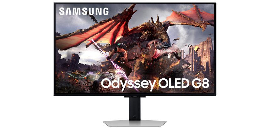Samsung G80SD écran plat de PC 81,3 cm (32") 3840 x 2160 pixels 4K Ultra HD OLED Argent