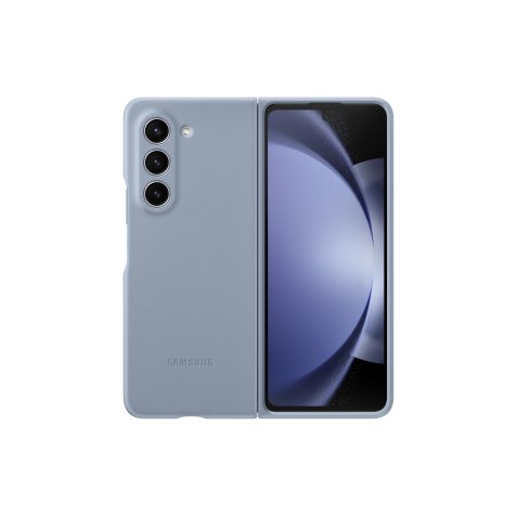 Coque et étui téléphone mobile Samsung Coque Simili cuir Z Fold 5 Bleu