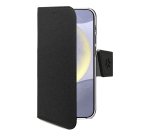 Celly WALLY funda para teléfono móvil 17 cm (6.7") Funda cartera Negro