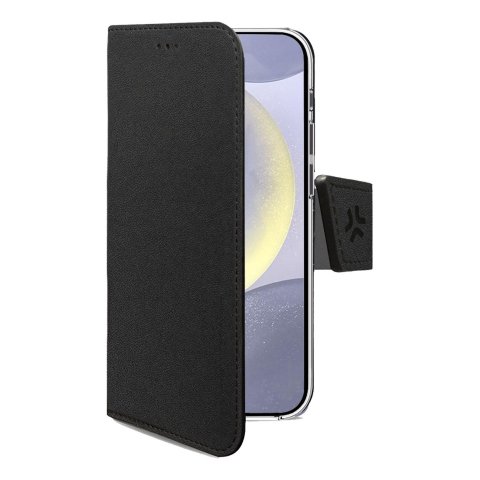 Celly WALLY funda para teléfono móvil 17 cm (6.7") Funda cartera Negro