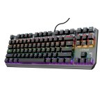 Trust GXT 834 Callaz TKL clavier Gaming USB AZERTY Français Noir