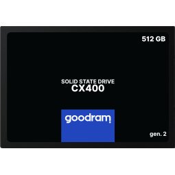 Goodram CX400 gen.2 512 GB 2.5" Serial ATA III 3D TLC NAND