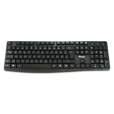 Equip 245211 teclado Oficina USB QWERTY Español Negro