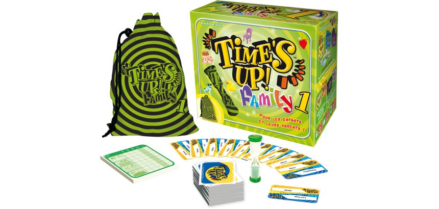 Jeu interdacta time's up family 1 220 cartes + 1       sablier + 1 regle du jeu + 1  carnet