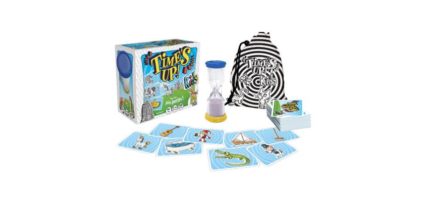 Jeu interdacta time's up kids 220 cartes variees + 1        sablier 10 min + 1 regle du   jeu