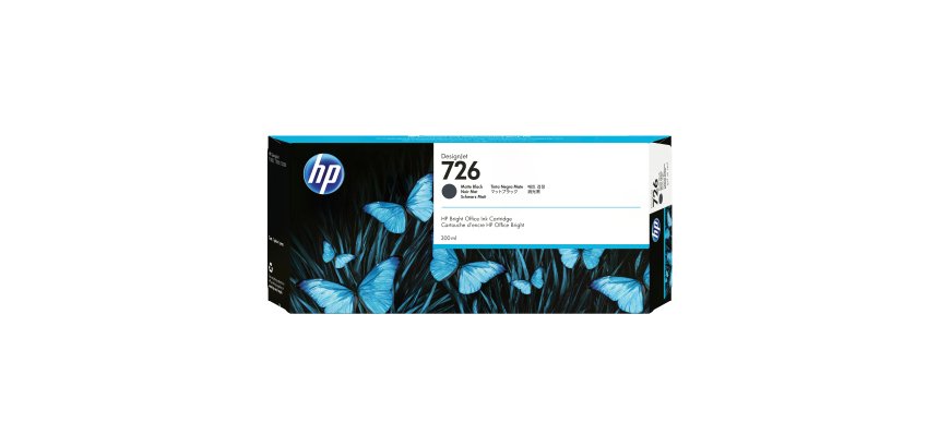 HP Cartuccia inchiostro nero opaco Designjet 726, 300 ml
