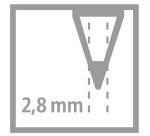 Aquacolor ARTY crayon de couleur aquarellable - Etui carton de 12 crayons - Coloris assortis