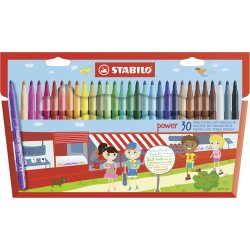 STABILO power felt pen Medium Multicolour 30 pc(s)