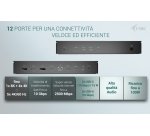 i-tec Universal 5x 4K/60Hz Display Docking Station + Power Delivery 100W